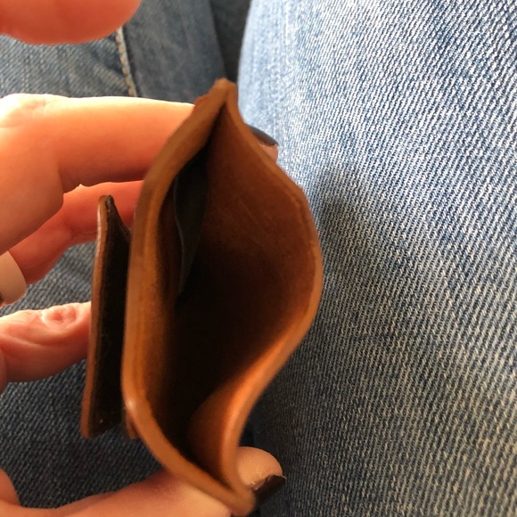 Jeff Gordon Leather money clip holds cc or ID also - Picture 3 of 4